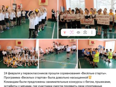 Соревнования "Веселые старты"